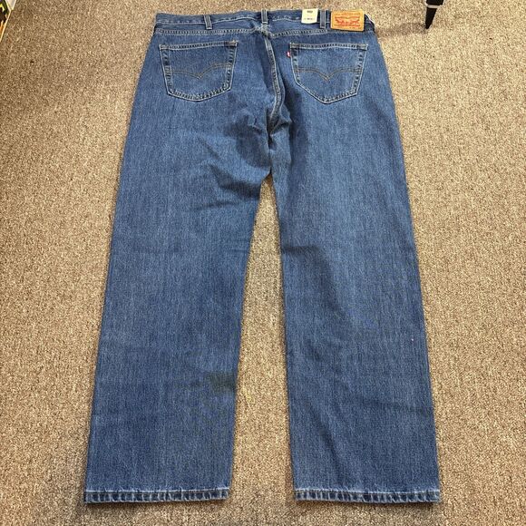 NEW Levis 505 Men's Regular Fit Jeans Blue Denim 42x32 Brand New - Picture 9 of 12